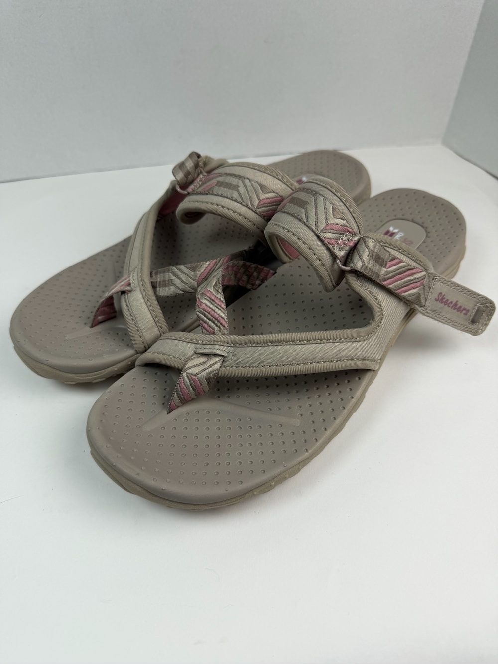 Skechers Women's Tan Reggae Strap Thong Sandals Size 10 Outdoor Lifestyle - Picture 2 of 11